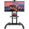 Rolling/Mobile TV Cart with Wheels for 32-82 Inch Rolling TV Stand for 32-85 Inch TVs