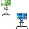PERLESMITH Mobile TV Stand for 23-60 Inch-Mobile TV Stand for 55-90 Inch