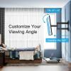 PERLESMITH TV Wall Mount Full Motion for 32-65 Inch Flat Curved Screen TVs, TV Mount with Swivels Tilts Extension Dual Articulating Bracket Arms Supports up to 99 lbs Max VESA 400×400, PSMFK9(Fits 26-60″ TVs / Single Wood Stud)
