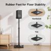 PERLESMITH Universal Speaker Stands Pair for Surround Sound up to 22LB, 27.56 Inch Bookshelf Speaker Stand for Klipsch, Polk, Yamaha & Other Large Satellite, Bookshelf Speakers, Studio Monitors(Weight 11 LBS)