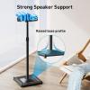 PERLESMITH Universal Speaker Stands Pair for Surround Sound up to 22LB, 27.56 Inch Bookshelf Speaker Stand for Klipsch, Polk, Yamaha & Other Large Satellite, Bookshelf Speakers, Studio Monitors(Weight 11 LBS)