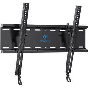 PERLESMITH Fixed TV Wall Mount Bracket, Low Profile Design for Most 26-60 inch LED LCD OLED-4K Flat Screen TVs up to 115lb, Ultra Slim Fixed TV Mount with Max VESA 400x400mm Fits 16 inch Wood Stud(Black)