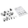 PERLESMITH Universal Mounting Hardware Kit Fits Most TVs, Includes M4, M5, M6 and M8 Screws, Washers and Spacers for Monitor, up to 80 inches, PSUHP(Black)