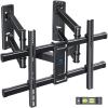PERLESMITH Corner TV Wall Mount Full Motion, Corner TV Bracket Fits 37-70 Inch LED, LCD 4K Flat Curved Screen TVs Hold up to 99 lbs, Max VESA 600×400 Tilt, Swivel and Level, PSCLF1