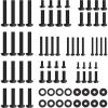 PERLESMITH Universal Mounting Hardware Kit Fits Most TVs, Includes M4, M5, M6 and M8 Screws, Washers and Spacers for Monitor, up to 80 inches, PSUHP(Black)