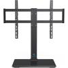 PERLESMITH Universal TV Stand Table Top TV Base for 32-82 inch LCD LED OLED 4K Flat Screen TVs-Height Adjustable TV Mount Stand with Tempered Glass Base, VESA 600x400mm(37-77 Inch Screen)