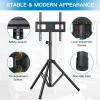 PERLESMITH TV Tripod Stand with ±20° Tilt and 360° Swivel,Portable TV Stand for 37-85 Inch LED LCD OLED Flat Screen TVs,Height Adjustable Outdoor TV Stand with VESA 600x400mm up to 110 lbs PSTM2(23-70 inch)