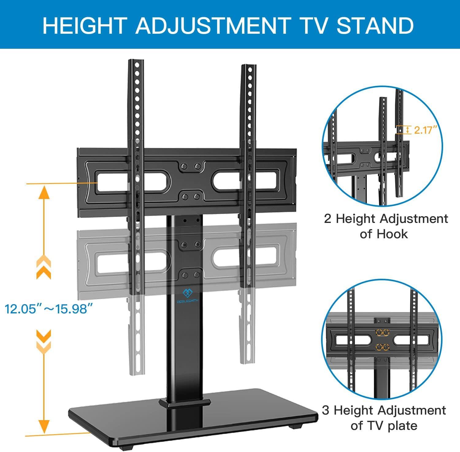 imagePERLESMITH Mobile TV Stand amp Universal Swivel TV Stand PSTVMC06ampPSTVS17