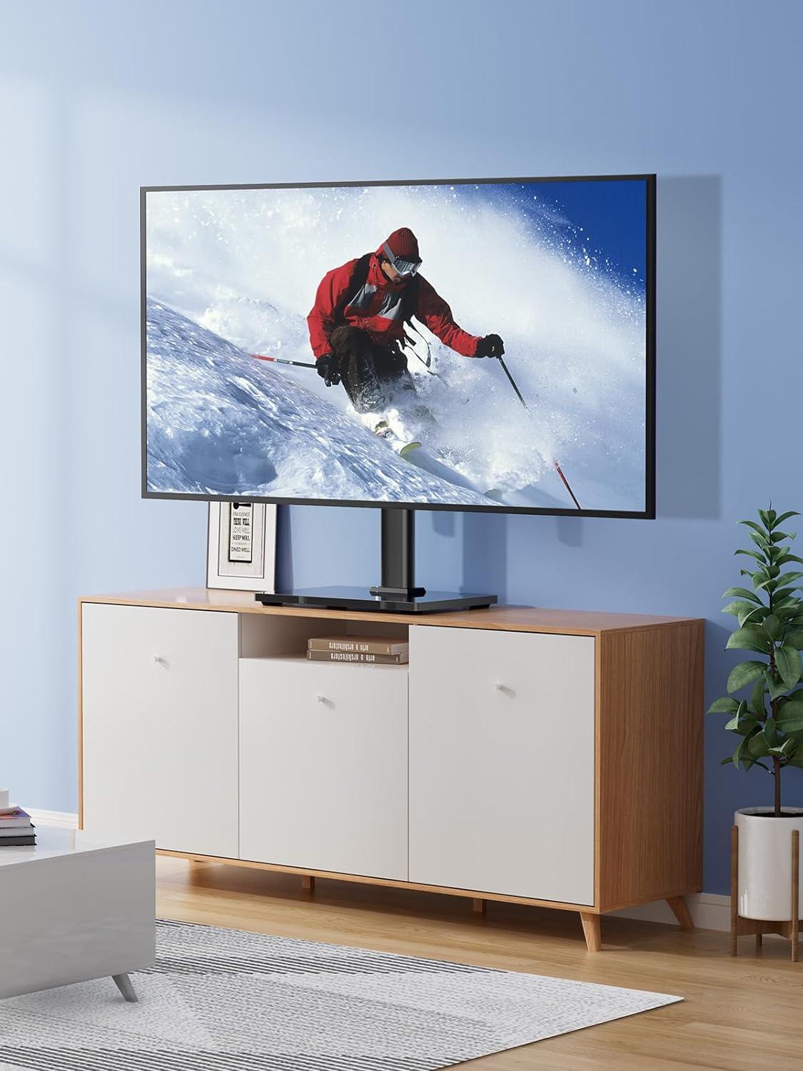 imagePERLESMITH Rolling TV Stand for 3285 Inch TVs Holds up to 132 Lbs