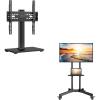 PERLESMITH Rolling TV Stand for 32-85 Inch TVs Holds up to 132 Lbs