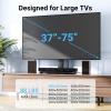 PERLESMITH Mobile TV Stand & Swivel Universal TV Stand PSTVMC06&PSTVS02