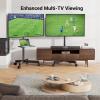 PERLESMITH Mobile TV Stand & Universal TV Stand Table Top TV Base PSTVMC06&PSTVS11