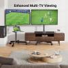 PERLESMITH Mobile TV Stand for 23-60 Inch LCD LED Flat/Curved Panel Screen TV