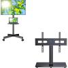 PERLESMITH Mobile TV Stand & Universal TV Stand Table Top TV Base PSTVMC06&PSTVS11
