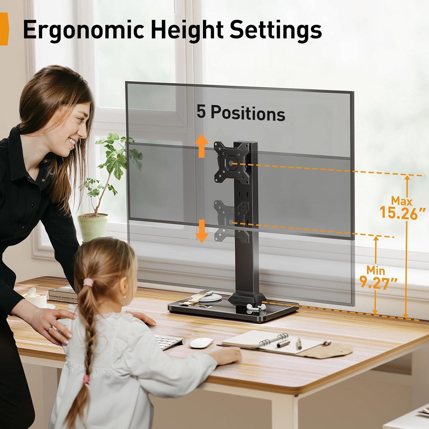imagePERLESMITH Rolling TV Stand amp Perlegear Monitor TV Stand