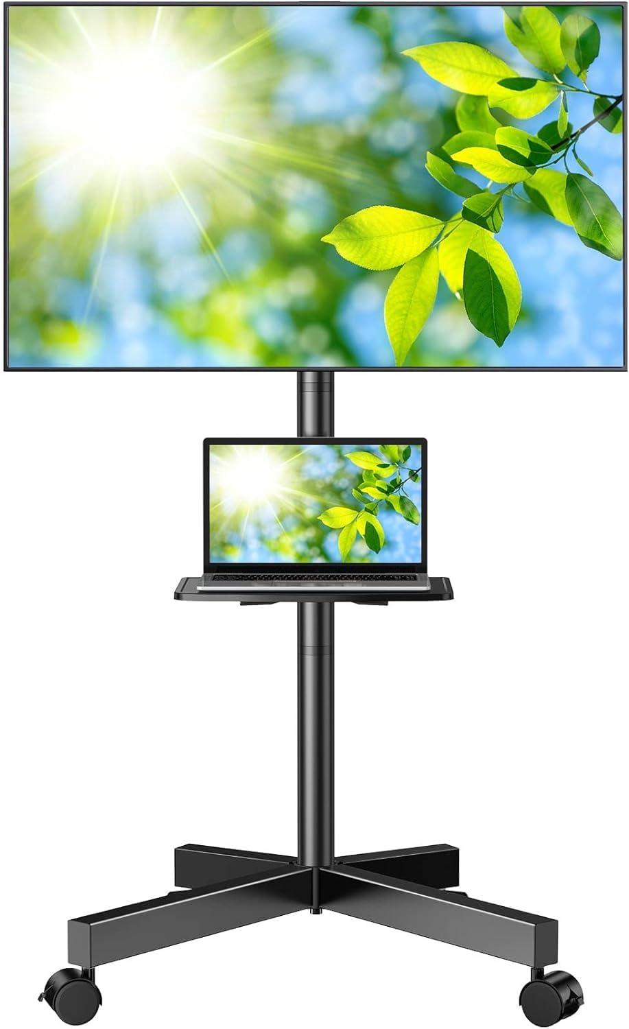 imagePERLESMITH Universal TV Cart PSTVMC06 amp Perlegear Floor TV Stand PGFS21B