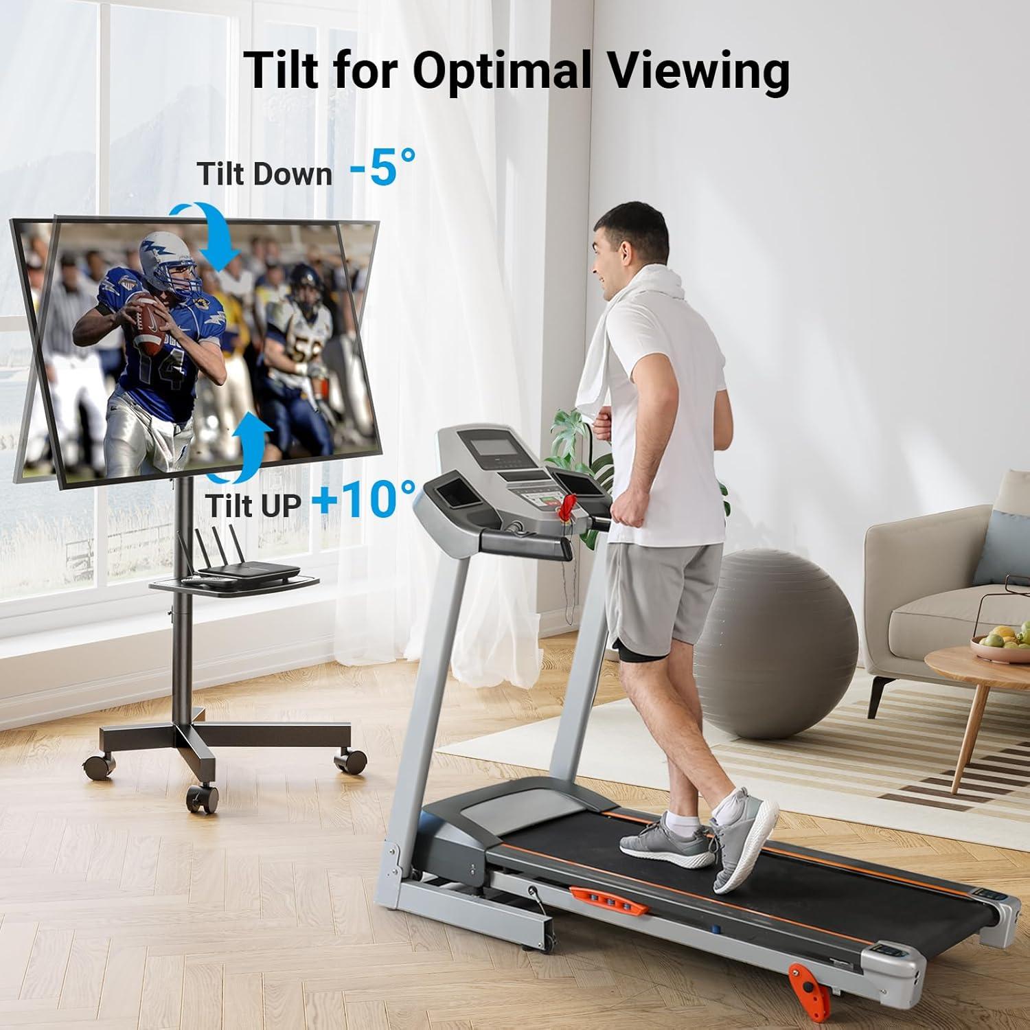 imagePERLESMITH Universal TV Cart PSTVMC06 amp Perlegear Floor TV Stand PGFS21B