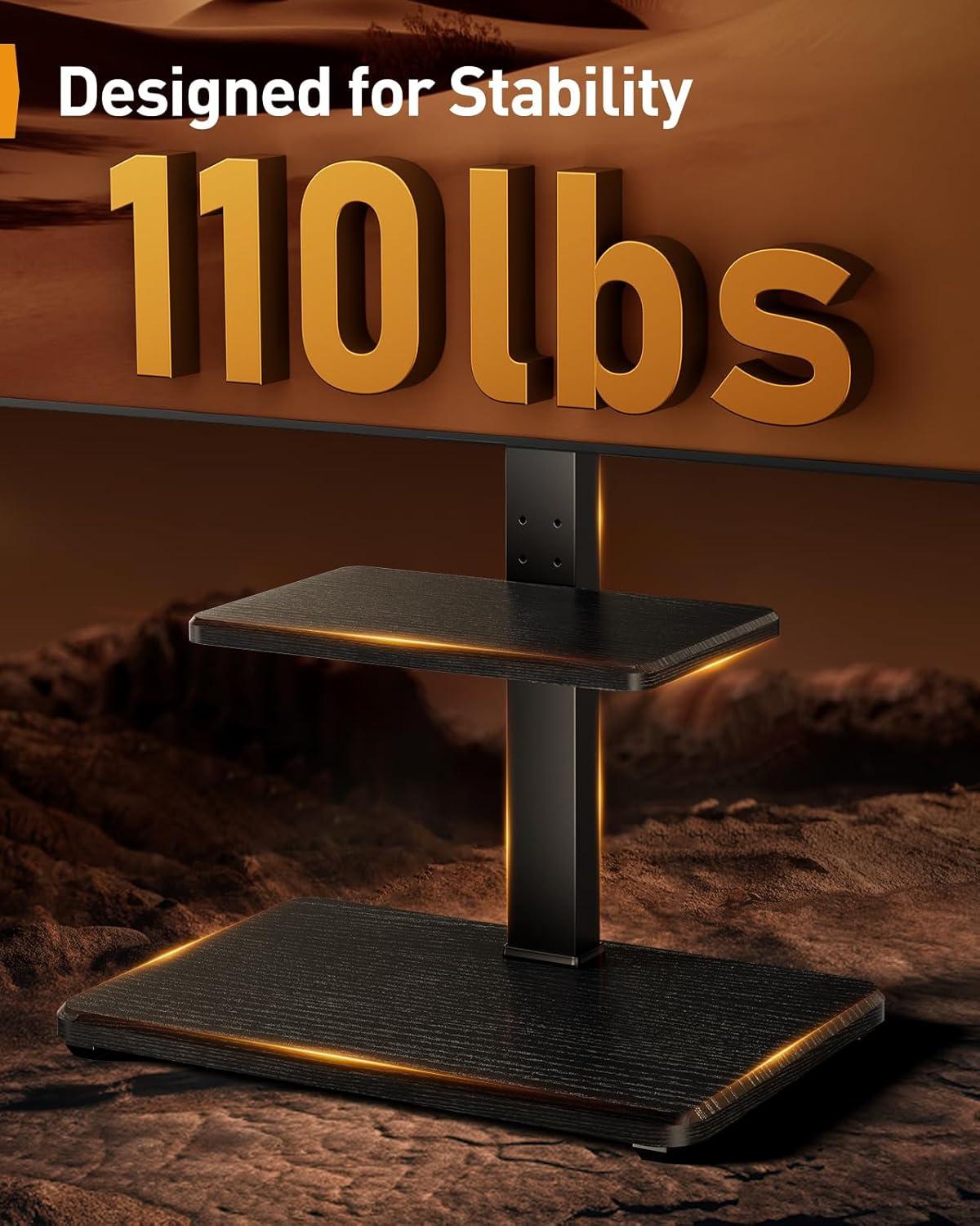 imagePERLESMITH Universal TV Cart PSTVMC06 amp Perlegear Floor TV Stand PGFS21B