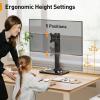 PERLESMITH Rolling TV Stand & Perlegear Monitor TV Stand