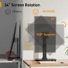PERLESMITH Rolling TV Stand & Perlegear Monitor TV Stand