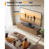 PERLESMITH Rolling TV Stand & Perlegear Table TV Stand