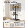 Perlegear Rolling TV Stand & Perlegear Floor TV Stand