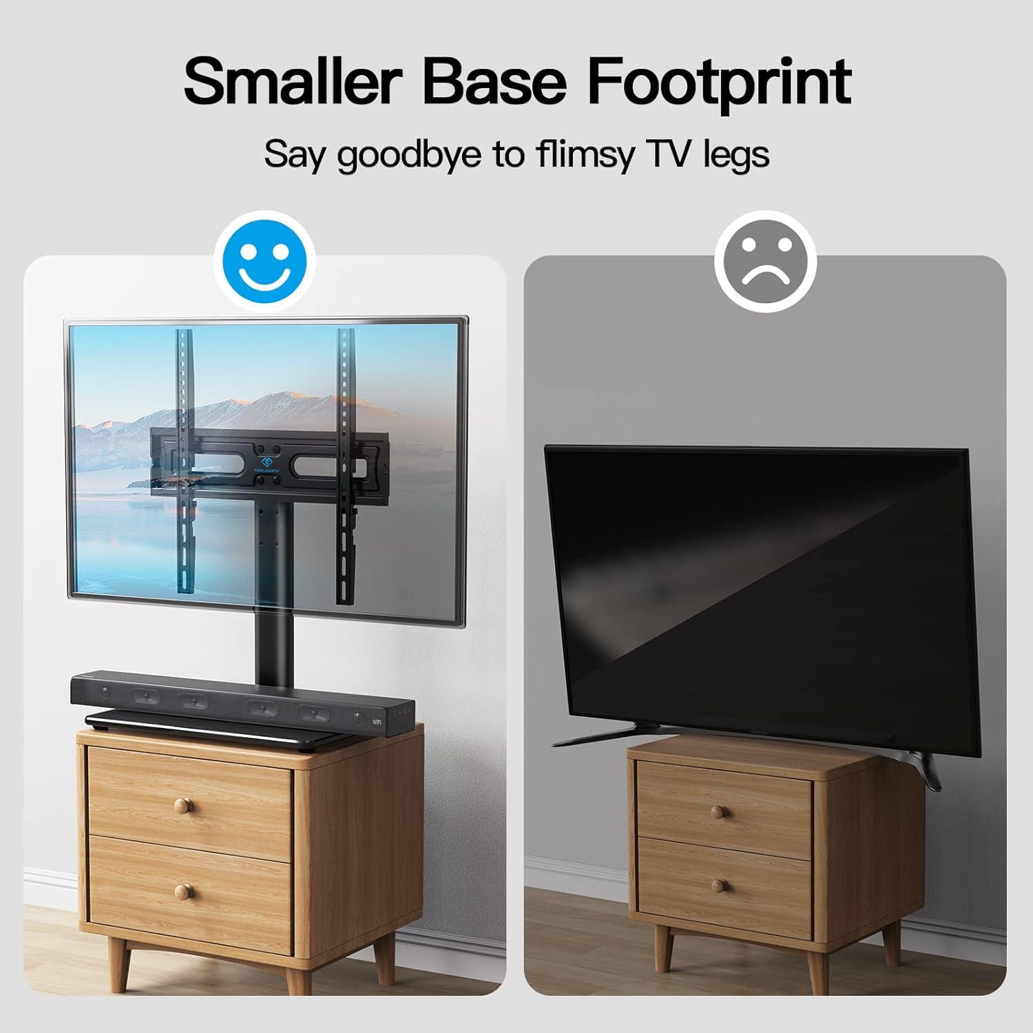 imagePERLESMITH Mobile TV Stand amp Universal TV Stand PSTVMC06ampPSTVS15