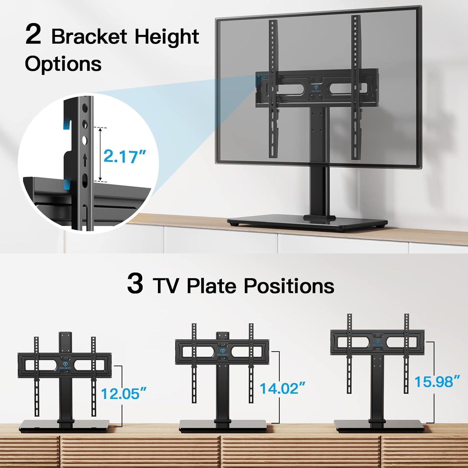 imagePERLESMITH Mobile TV Stand amp Universal TV Stand PSTVMC06ampPSTVS15