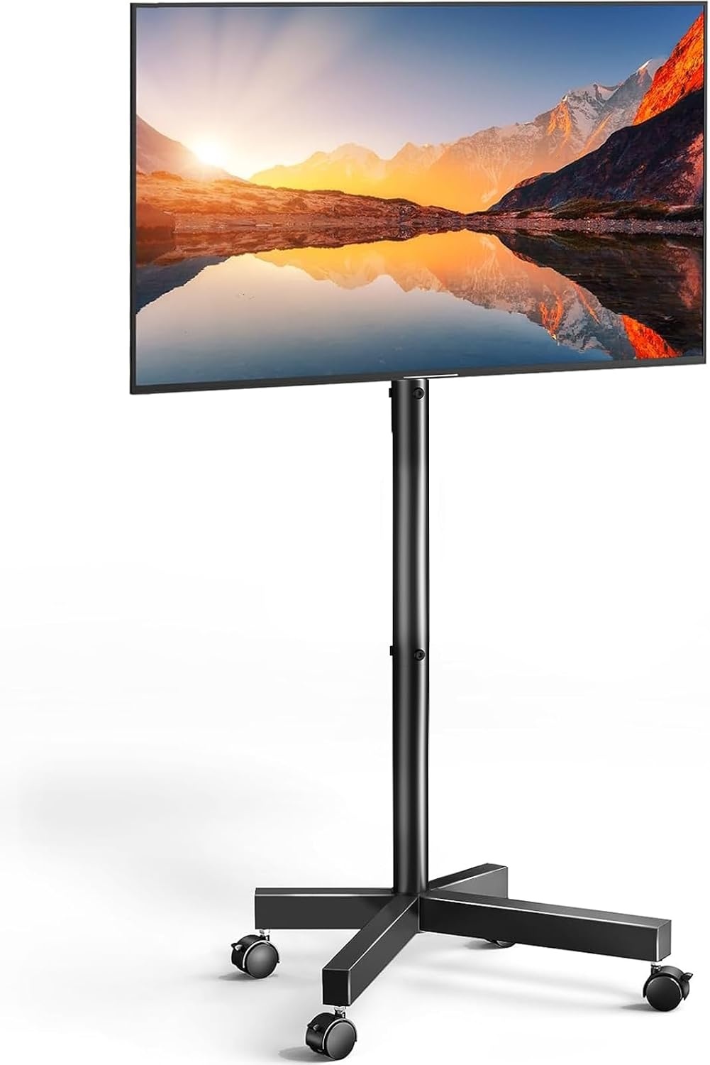 image:imagePERLESMITH Rolling TV Stand with Power Outlet for 2360 Inch TVsDeeep Black
