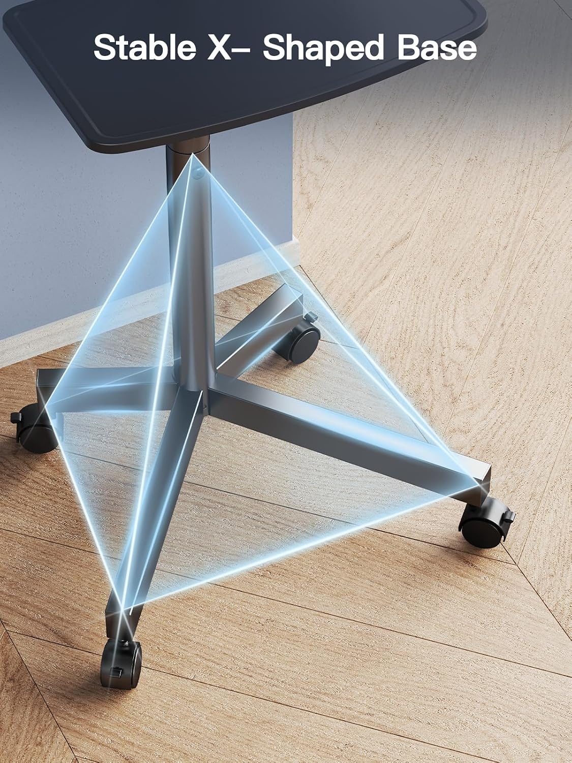 image:imagePERLESMITH Rolling TV Stand with Power Outlet for 2360 Inch TVsDeeep Black