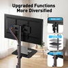 PERLESMITH & Perlegear Rolling TV Stand PSTVMC10 & PGFS08